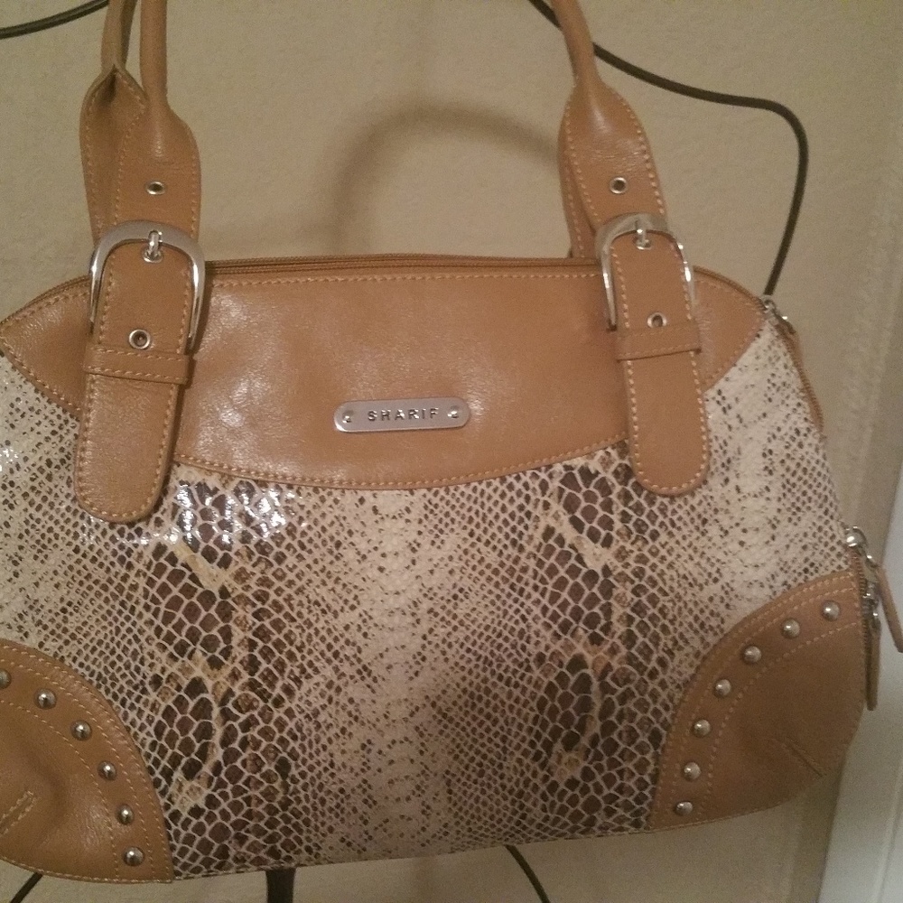 Leather/Snakeskin Purse